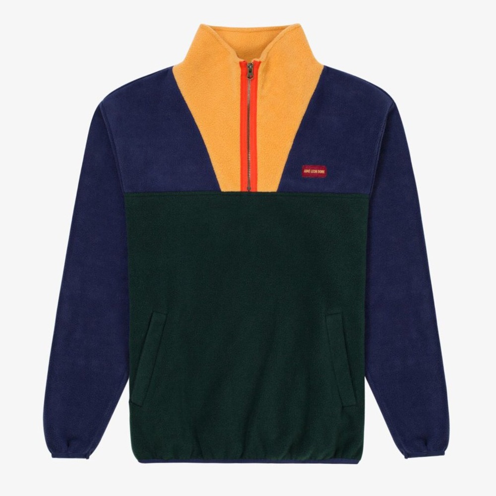 SOLD Aime Leon Dore Color Blocked Polar Fleece - Picture 2 of 8